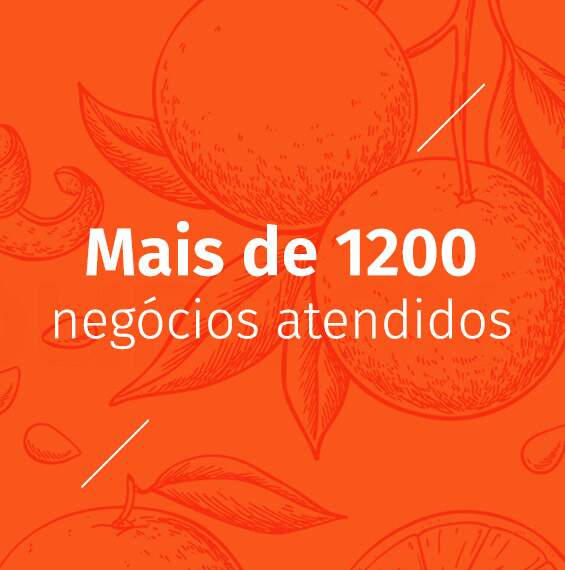 Mais de 1200 negocios atendidos